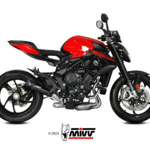 Mivv Slip-On X-M5 Black MV Agusta Brutale 800 / RR 2017-25