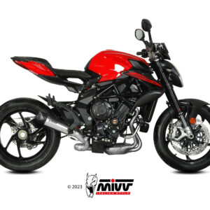 Mivv Slip-On X-M5 Black MV Agusta Brutale 800 / RR 2017-25
