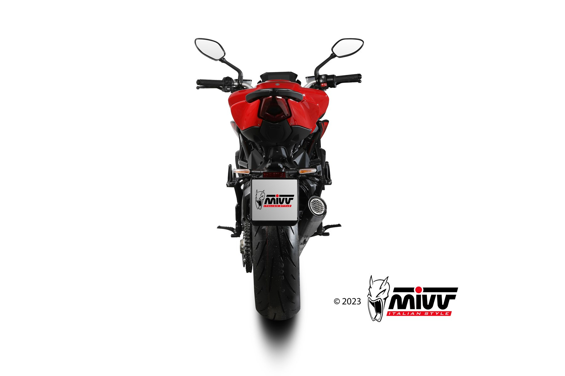 Mivv Slip-On Double Gun black Suzuki GSX-S 1000 / 1000 F 2015-20