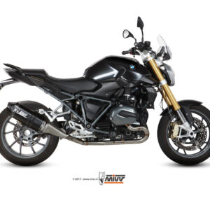 Mivv Slip-On Speed edge black BMW R 1200 R / RS 2015-18