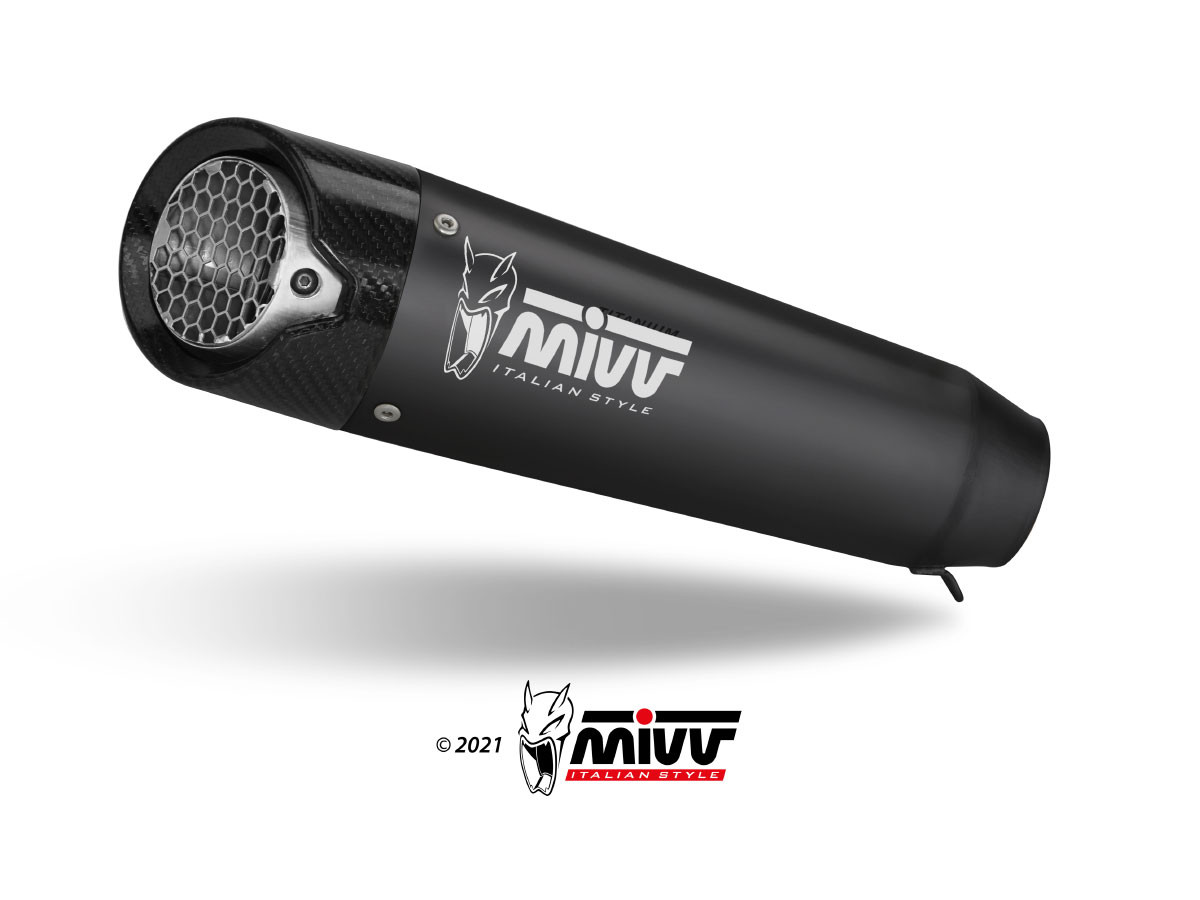 Mivv Slip-On Delta Race black Triumph Speed Triple R / S / RS 2018-20