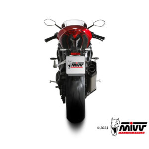 Mivv 2 Slip-On Mk3 carbono Triumph Speed Triple 1200 RR / RS 2021-24