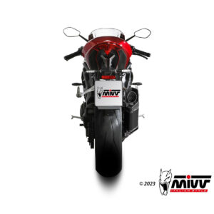 Mivv Slip-On SR-1 Black Titanium Triumph Speed Triple 1200 RR / RS 2021-24