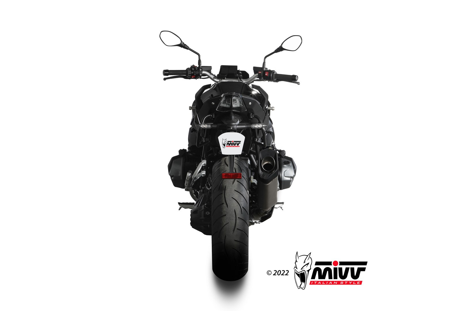Mivv 2 Bolt-On GP black Kawasaki ZX-10 R 2006-07