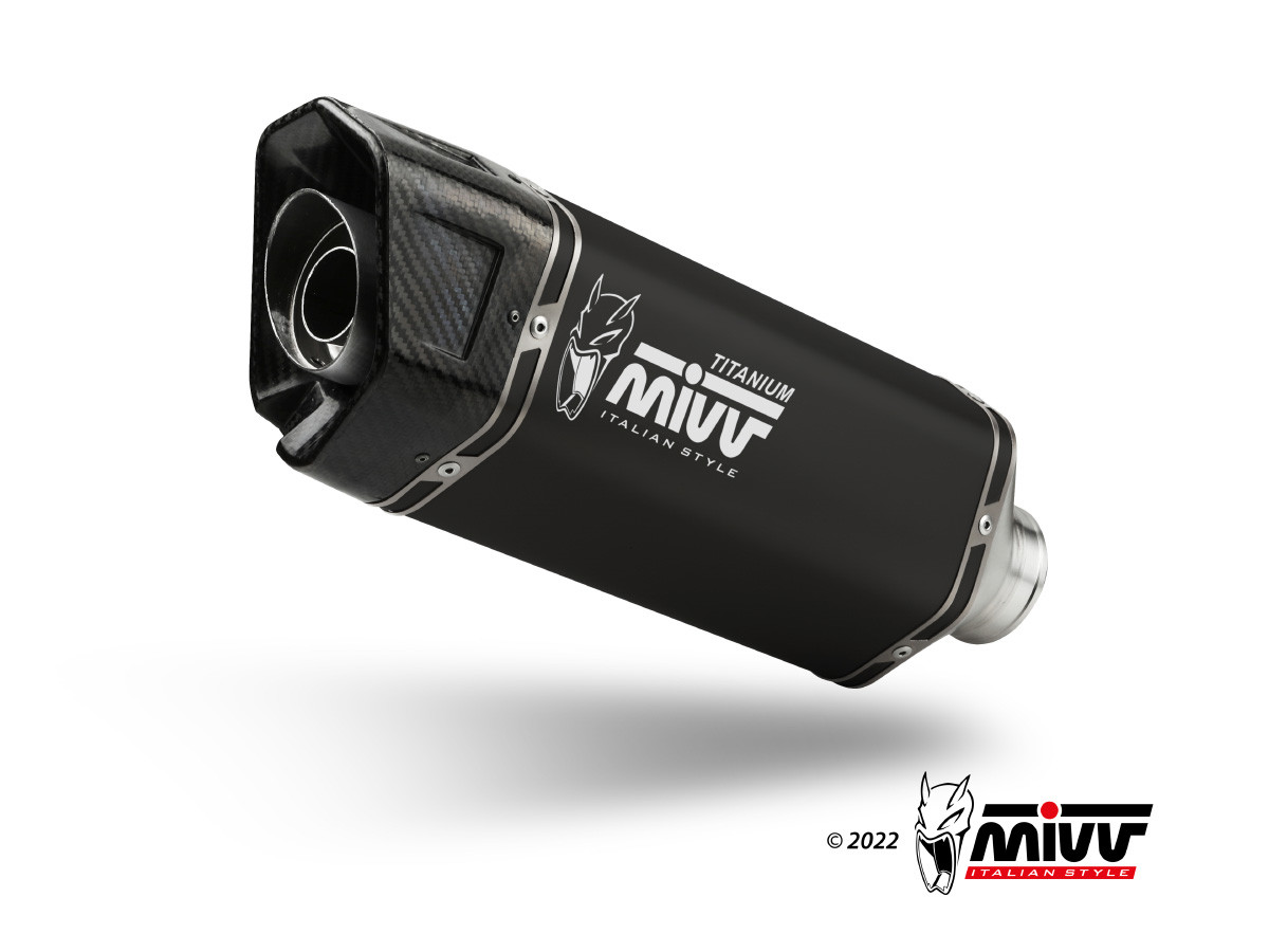 Mivv Slip-On SR-1 Black Titanium BMW R 1250 R / RS 2021-25