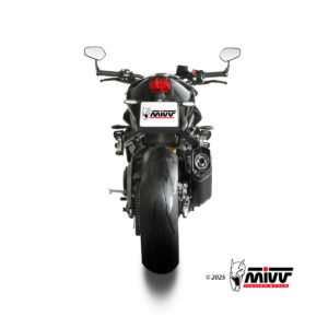 Mivv Full System 3x1 SR-1 BLACK TITANIUM TRIUMPH STREET TRIPLE 765 R / RS 2025-