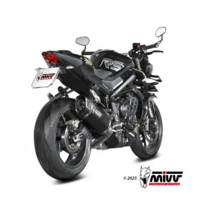 Mivv Full System 3x1 SR-1 BLACK TITANIUM TRIUMPH STREET TRIPLE 765 R / RS 2025-