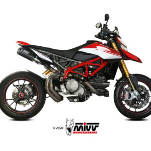 Mivv 2 Slip-On Mk3 carbono Ducati Hypermotard 950 / SP / RVE 2019-20