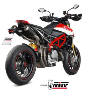 Mivv 2 Slip-On Mk3 carbono Ducati Hypermotard 950 / SP / RVE 2021-25