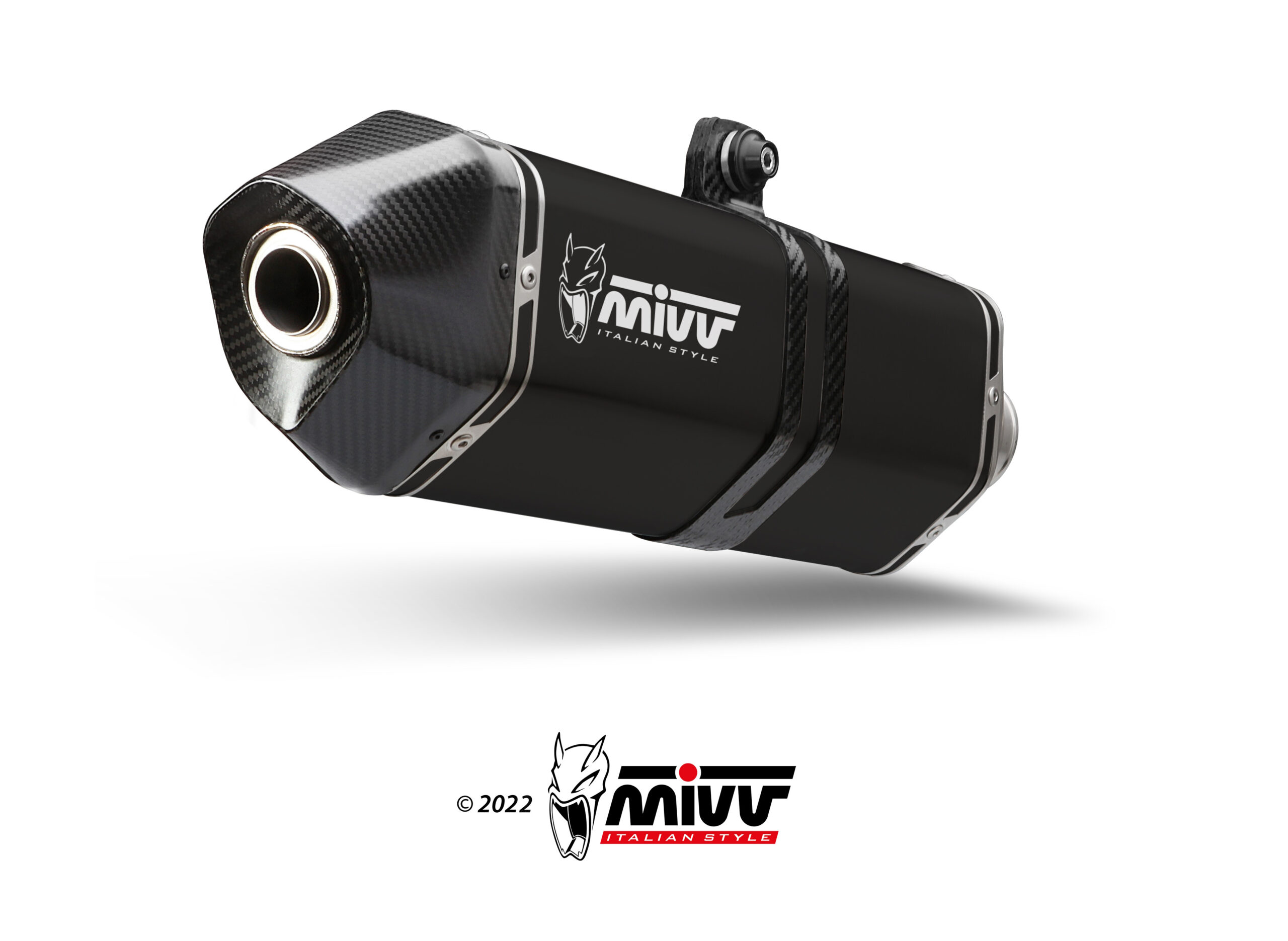 Mivv Slip-On Speed edge Black Triumph Tiger 900 / GT / Pro / Rally 2021-25