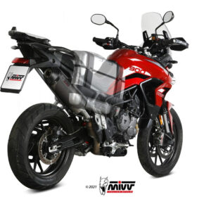 Mivv Slip-On Oval carbono Triumph Tiger 900 / GT / Pro / Rally 2021-25