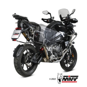 Mivv Slip-On Dakar Black Triumph Tiger 1200 GT / Rally 2021-25