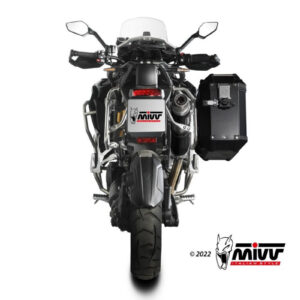 Mivv Slip-On Dakar Black Triumph Tiger 1200 GT / Rally 2021-25