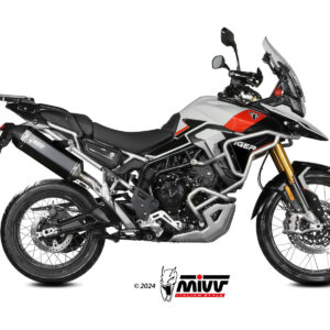 Mivv Slip-On Dakar black Triumph Tiger 900 / GT / PRO / Rally 2024-25