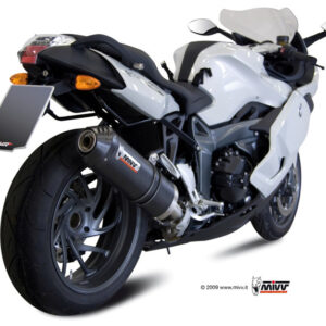 Mivv Slip-On Oval carbono con tapa carbono BMW K 1300 R / S 2009-16