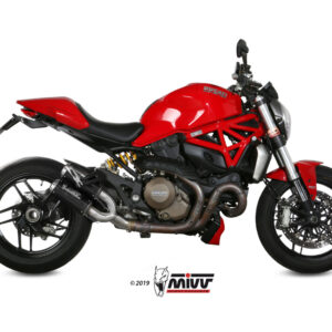 Mivv 2 Slip-On Mk3 carbono Ducati Monster 1200 / S 2014-16