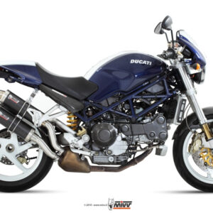 Mivv 2 Slip-On GP carbon Ducati Monster S2R 800 2005-07 / S2R 1000 2006-07 / S4R 2003-05