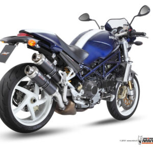 Mivv 2 Slip-On GP carbon Ducati Monster S2R 800 2005-07 / S2R 1000 2006-07 / S4R 2003-05
