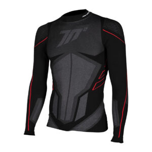 CAMISETA TERMAL SD-CT1 MANGA LARGA UNISEX NEGRO/GRIS