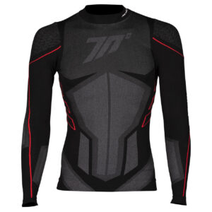 CAMISETA TERMAL SD-CT1 MANGA LARGA UNISEX NEGRO/GRIS