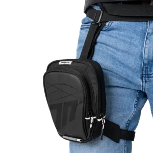 MOCHILA DE PIERNA SD-TL1 PARA MOTO NEGRA/BLANCA