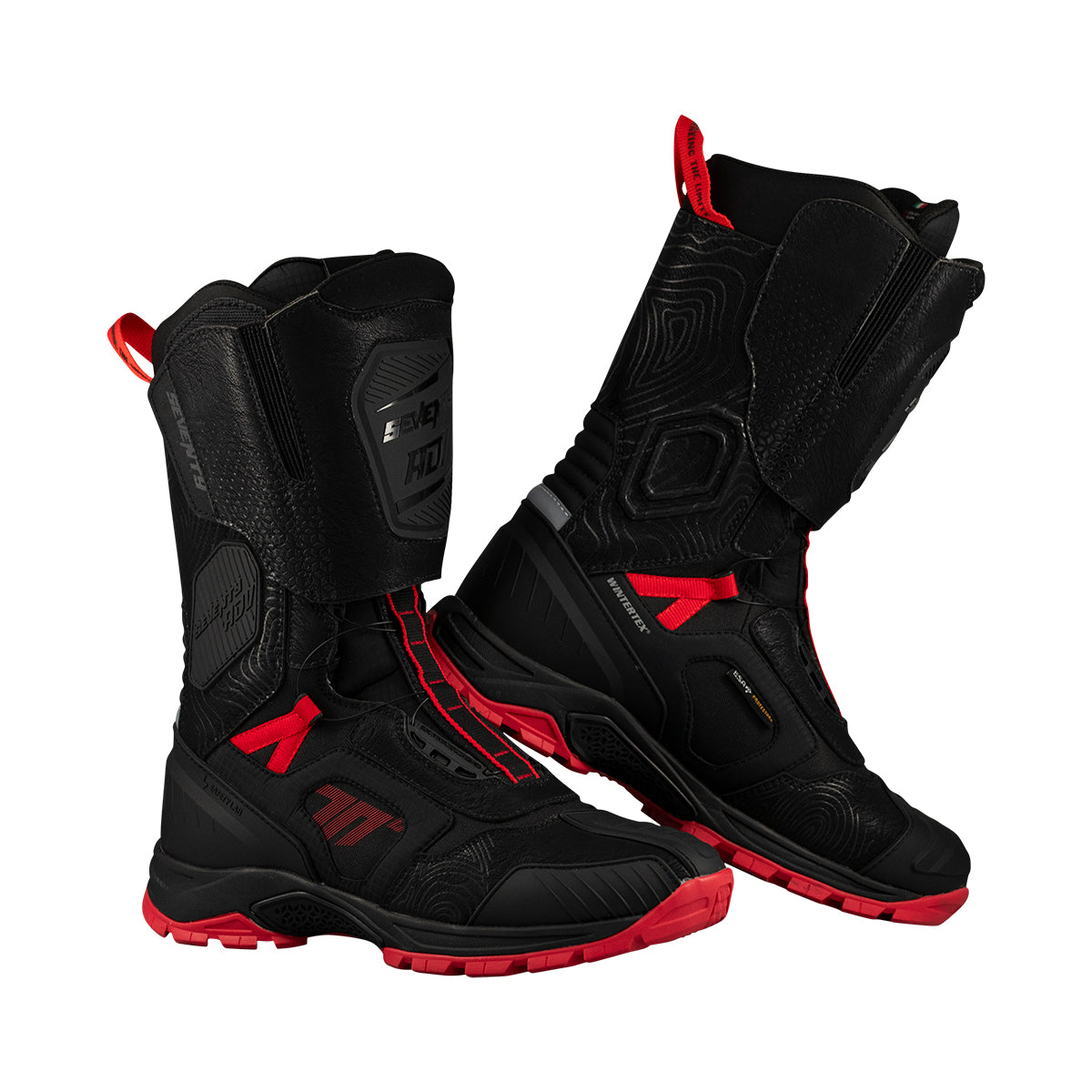 BOTA SD-BA6 STELVIO ALTA NEGRA/ROJA