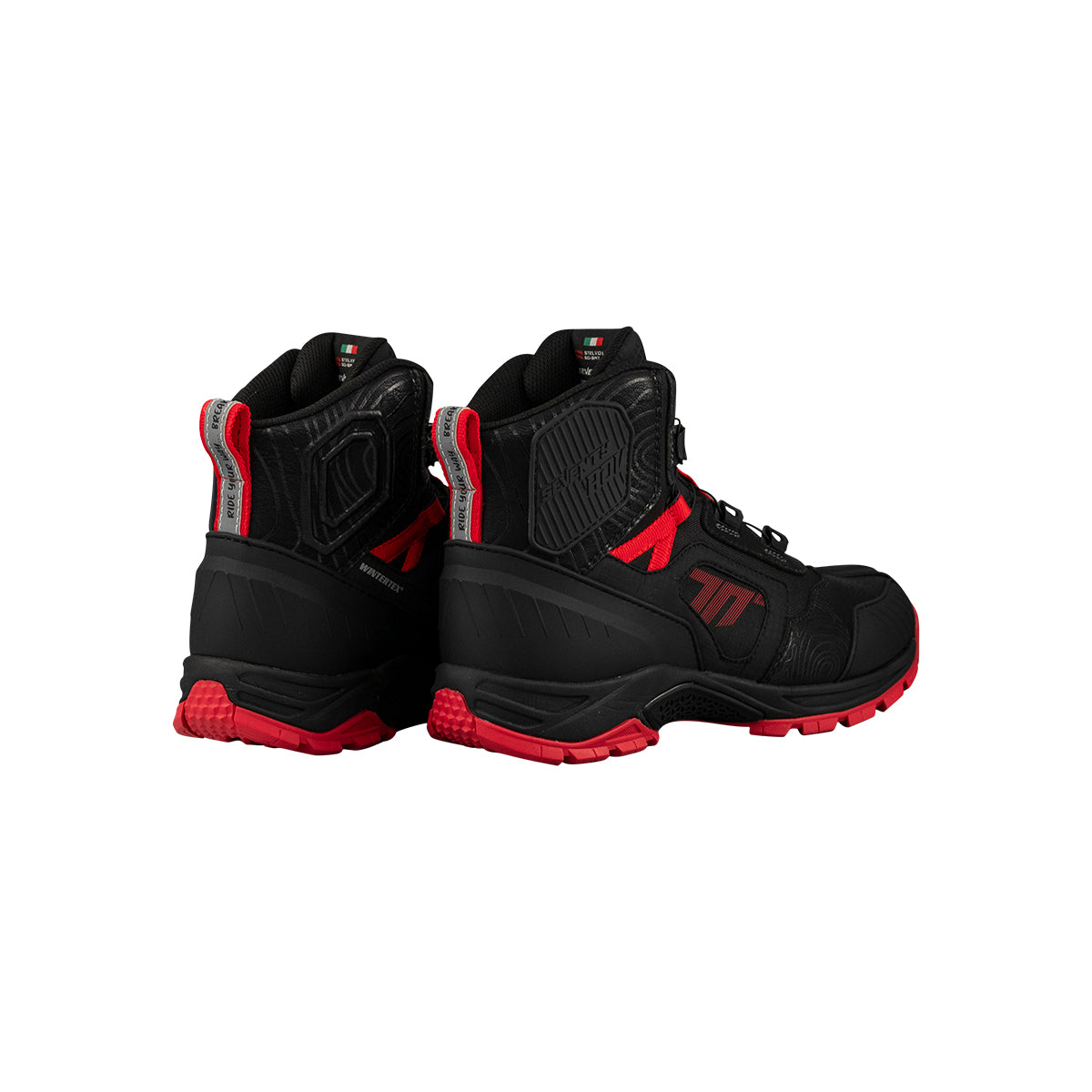 BOTA SD-BA7 STELVIO BAJA NEGRA/ROJA