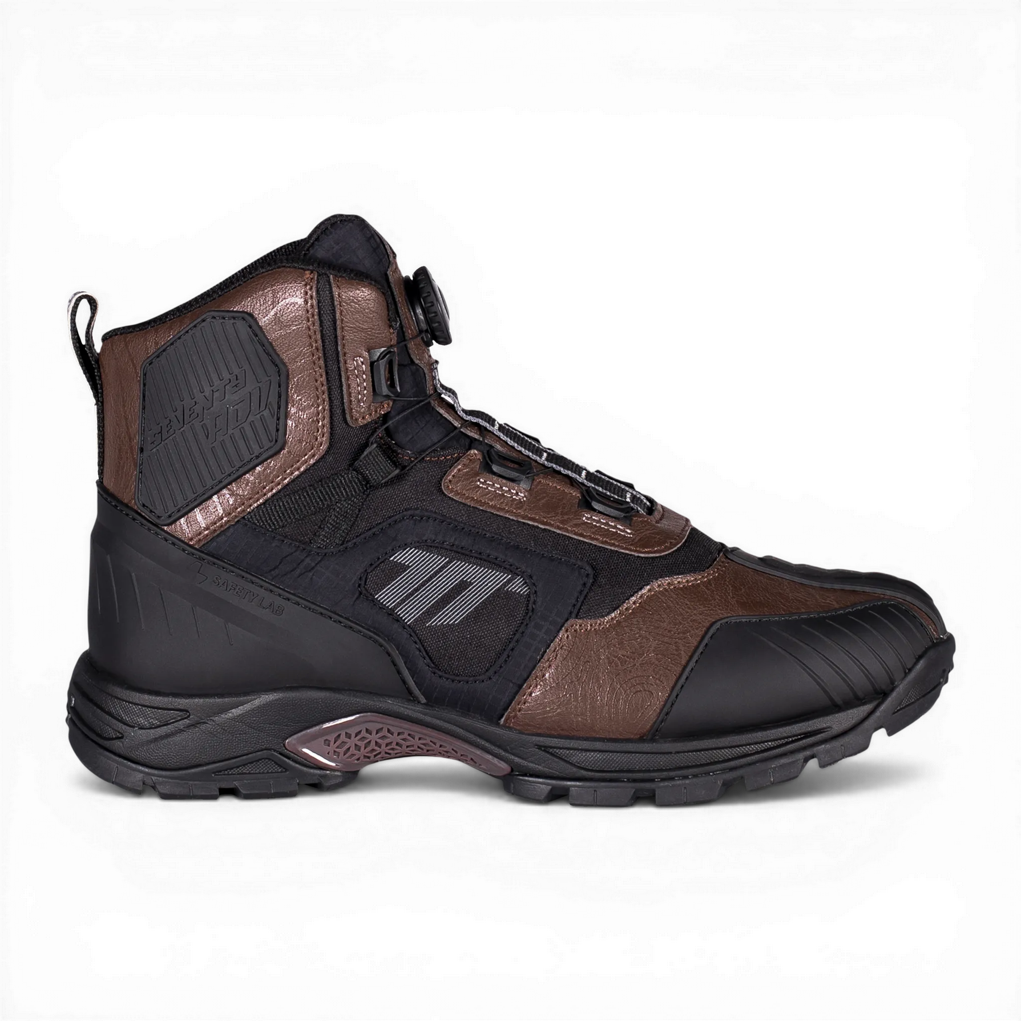 BOTA SD-BA7 STELVIO BAJA NEGRA/MARRÓN