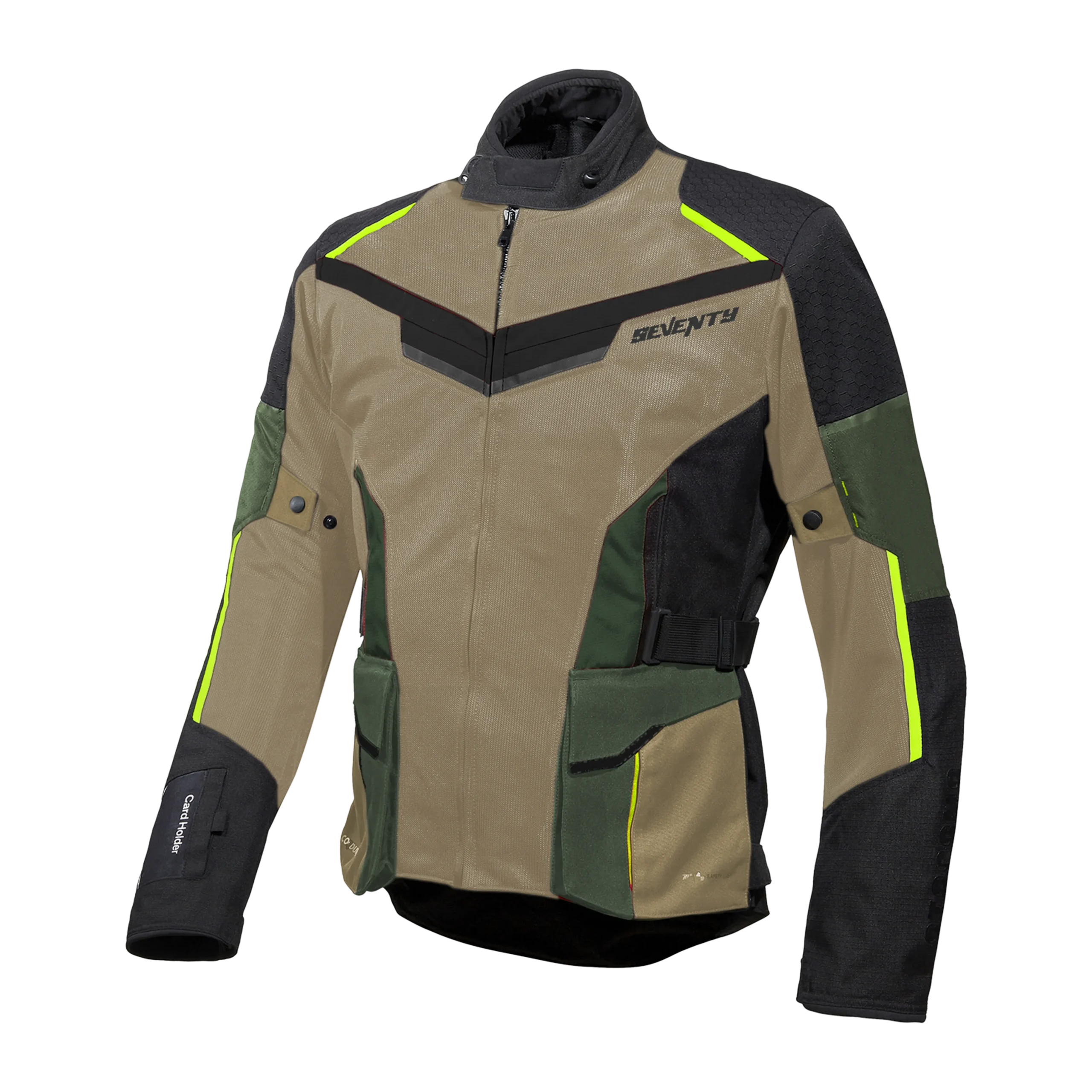 CHAQUETA SD-JT70 ATACAMA HOMBRE ARENA/VERDE/AMARILLO FLUOR