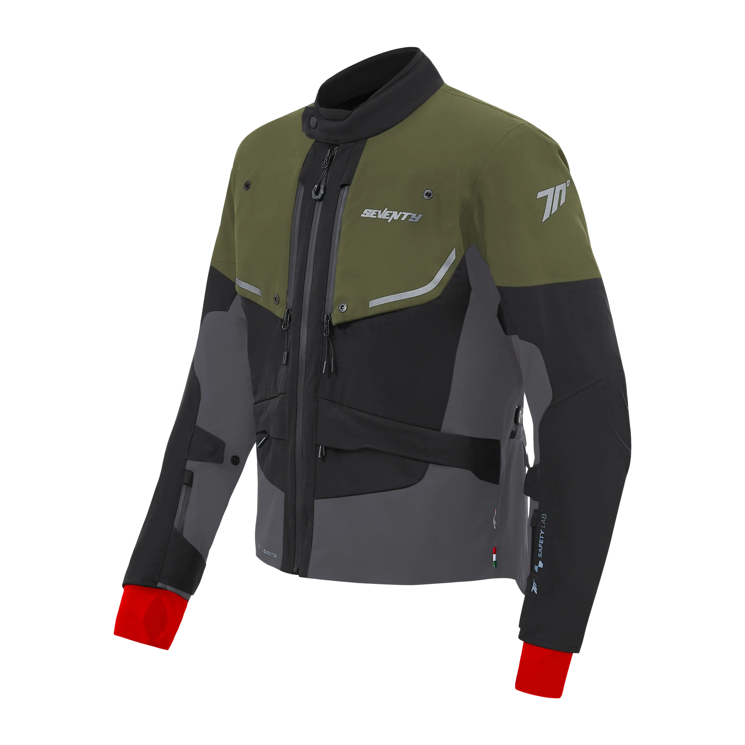 CHAQUETA SD-JT45 EXPEDITION HOMBRE VERDE MILITAR/NEGRO/GRIS