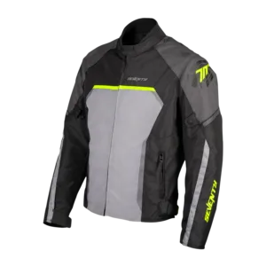 CHAQUETA SD-JR65 PISTON HOMBRE NEGRO/GRIS/AMARILLO FLUOR