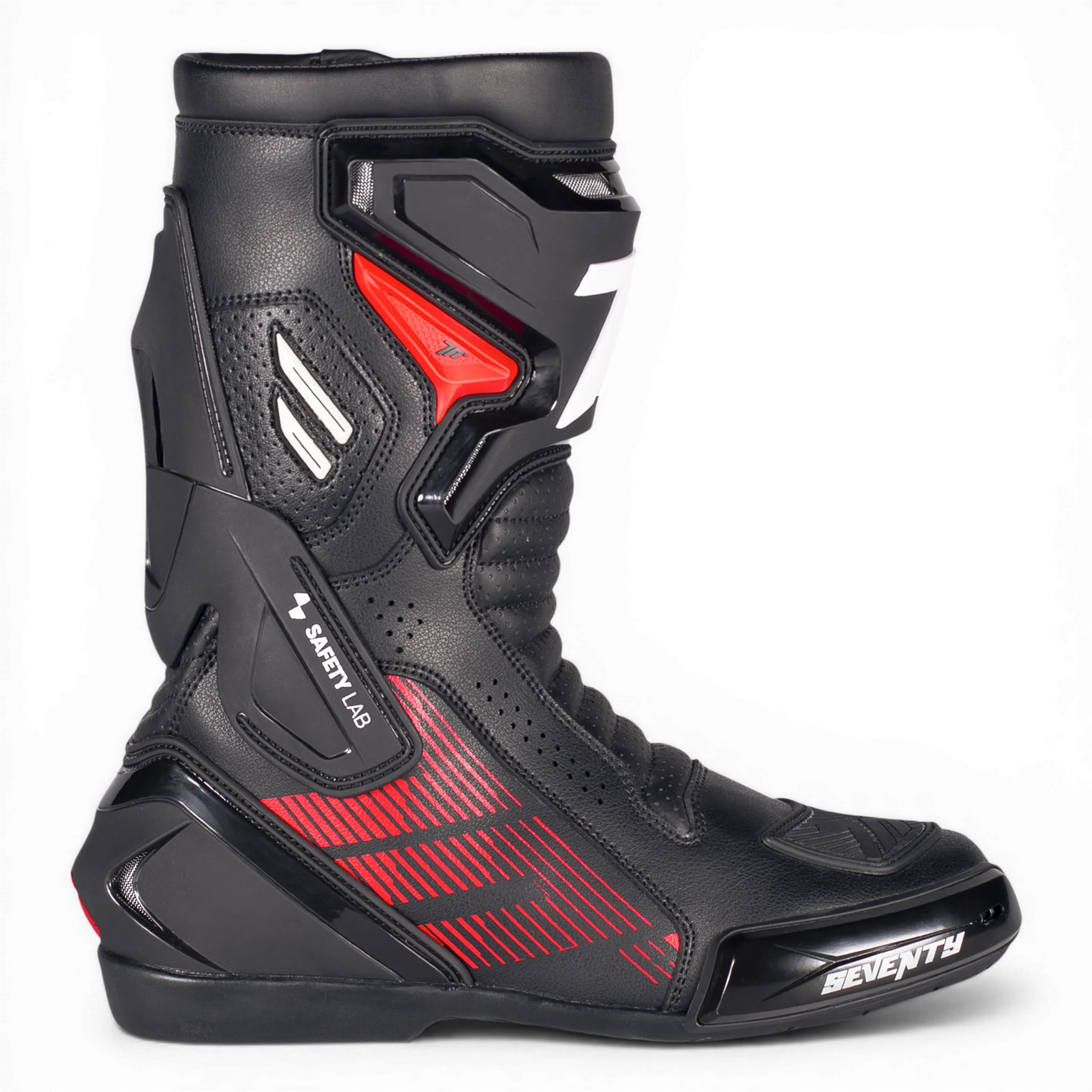 BOTA SD-BR26 ALPHA UNISEX NEGRO/BLANCO/ROJO