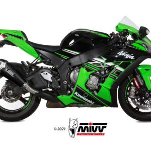 Mivv Slip-On Delta Race carbono Kawasaki ZX-10 R / RR / SE 2016-25