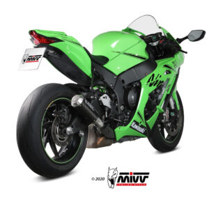 Mivv Slip-On Mk3 carbono Kawasaki ZX-10 R / RR / SE 2016-25