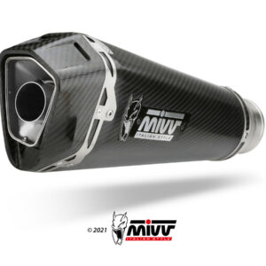 Mivv Slip-On Delta Race carbono Kawasaki ZX-10 R / RR / SE 2016-25