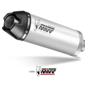 Mivv Slip-On AK-1 Titanium con tapa de carbono Kawasaki Z500 / SE 2024-25