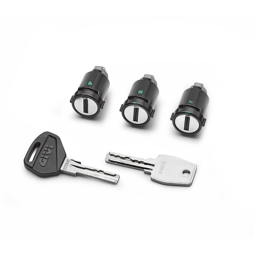Kit Security Lock llave metálica de reserva y bombines codificados - SLR101