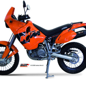 Mivv Slip-On Suono black con tapa carbono KTM LC4 640 Adventure 03-06 / 690 Enduro / SMC 08-13