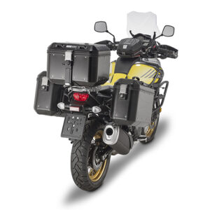 Maleta MONOKEY® Trekker Dolomiti en aluminio acabado negro, 46 L. - DLM46B
