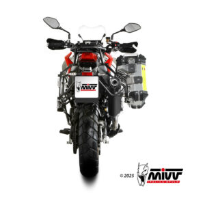 Mivv Slip-On Oval black con tapa carbono QJ Motor SRT 700 / X 2024