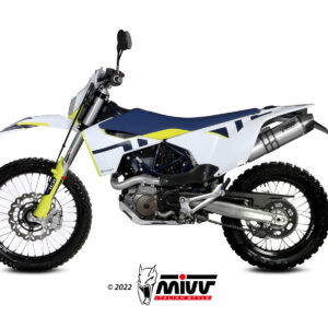 Mivv Slip-On Oval Titanium Husqvarna 701 Enduro / SuperMoto 2021-24
