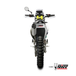 Mivv Slip-On Oval Titanium Husqvarna 701 Enduro / SuperMoto 2021-24
