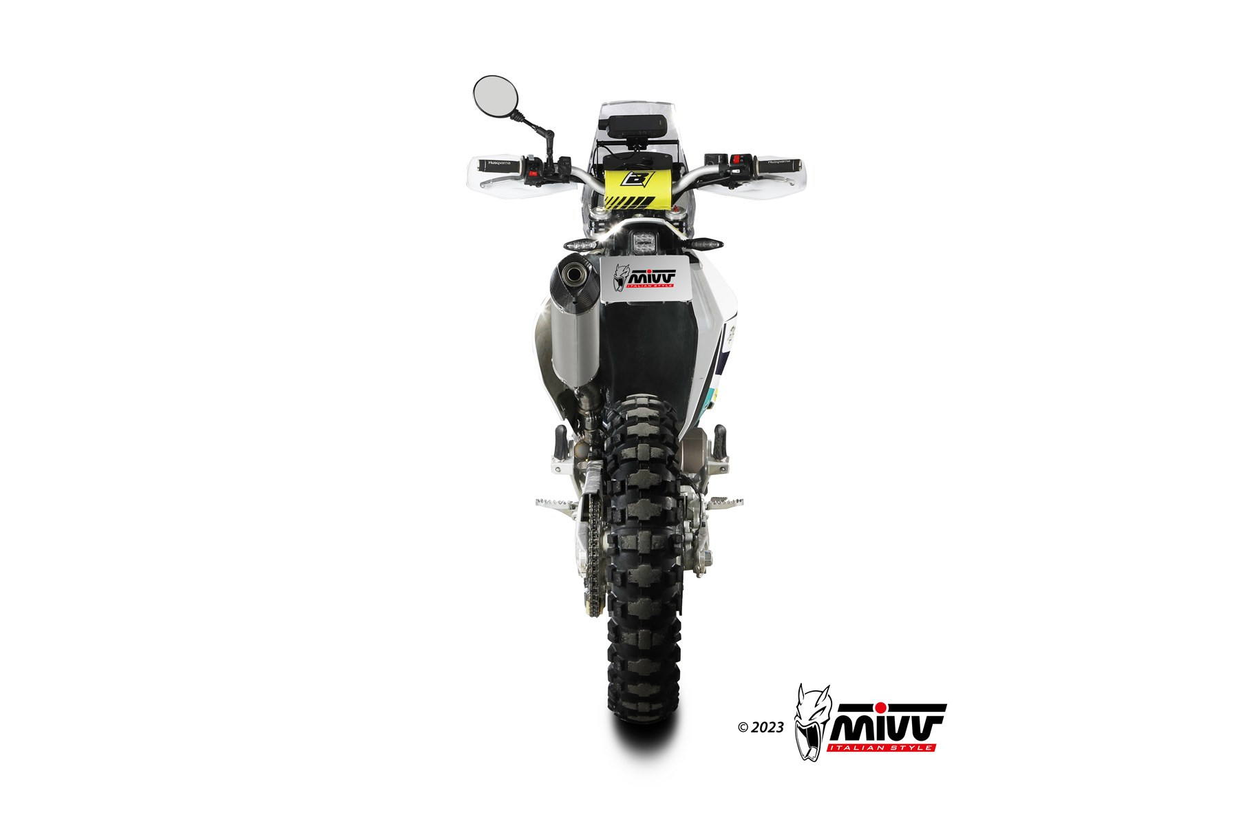 Mivv Tubo no kat (compatible con silenciadores Mivv y Originales) Aprilia Tuareg 660 2022-25