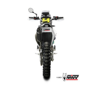 Mivv Slip-On Oval Black Husqvarna 701 Enduro / SuperMoto 2021-24