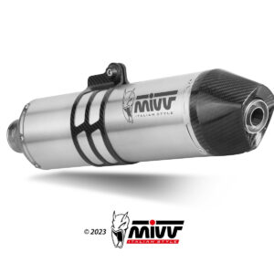 Mivv Slip-On Oval St. Steel Husqvarna 701 Enduro / SuperMoto 2021-24