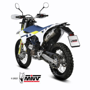 Mivv Slip-On Oval St. Steel Husqvarna 701 Enduro / SuperMoto 2021-24