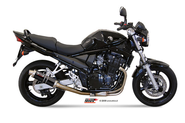 Escape Mivv Slip-On GP black Suzuki GSF 650 Bandit 2005-06