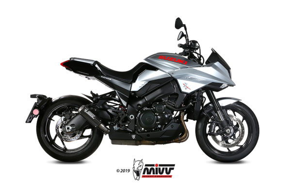 Escape Mivv Slip-On Mk3 carbono Suzuki GSX-S 1000 Katana 2019-24