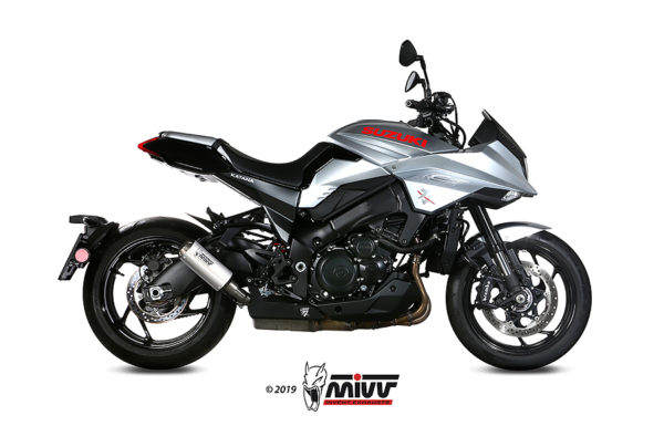 Escape Mivv Slip-On Mk3 St. Steel Suzuki GSX-S 1000 Katana 2019-24