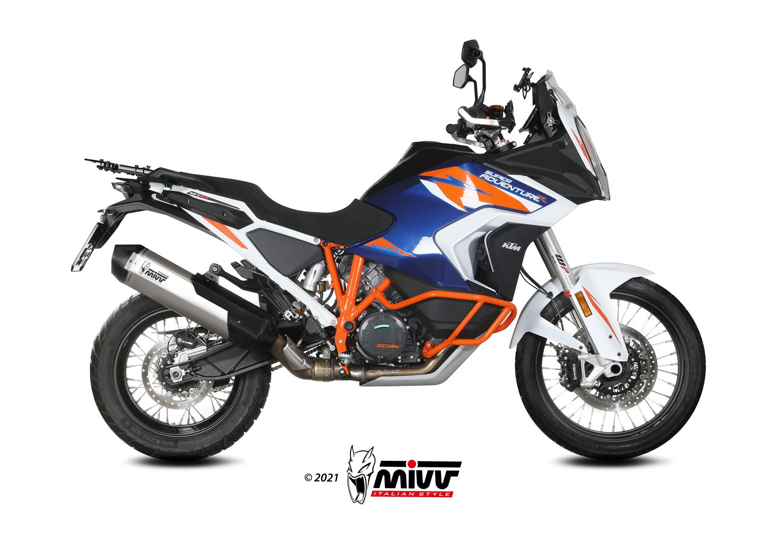 Mivv Slip-On Speed edge Titanium KTM 1290 Super Adventure / R / S / T 2021-24